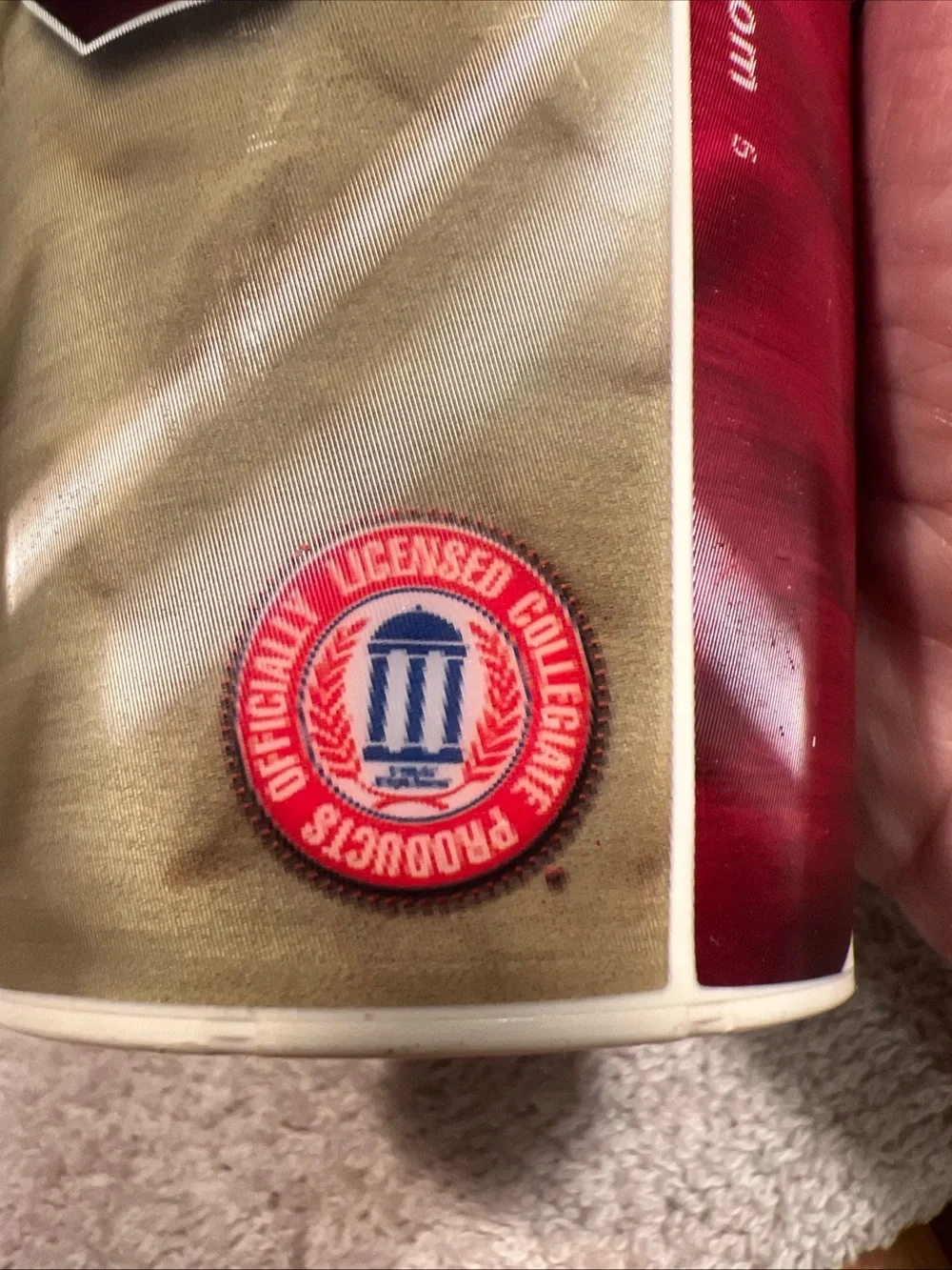 Set of 4 University Of Oklahoma Plastic Cups 3D Holographic Spiritcups NEW